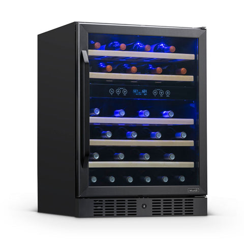 Image of NewAir 24" Built-In 46 Bottles Stainless Steel Wine Cooler (NWC046BS00)