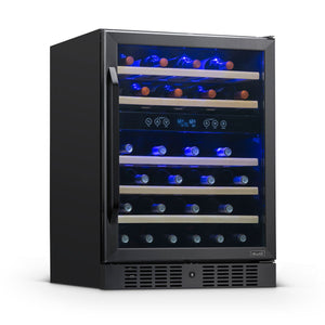 NewAir 24" Built-In 46 Bottles Stainless Steel Wine Cooler (NWC046BS00)