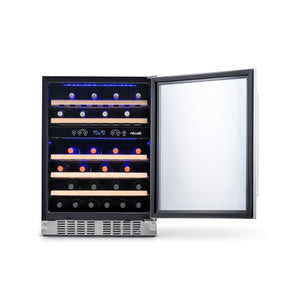 NewAir 24" Built-In 46 Bottles Stainless Steel Wine Cooler (NWC046SS01)