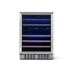 NewAir 24" Built-In 46 Bottles Stainless Steel Wine Cooler (NWC046SS01)