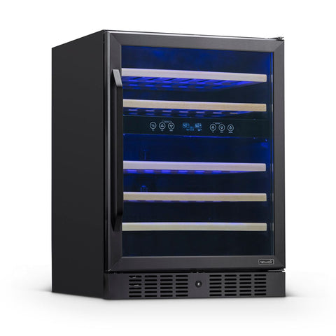 Image of NewAir 24" Built-In 46 Bottles Stainless Steel Wine Cooler (NWC046BS00)