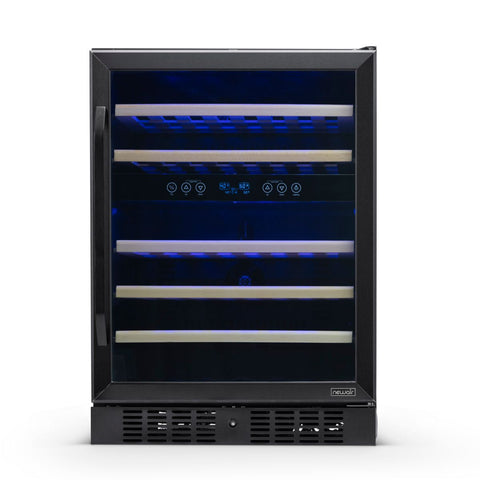 Image of NewAir 24" Built-In 46 Bottles Stainless Steel Wine Cooler (NWC046BS00)