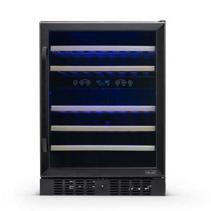NewAir 24" Built-In 46 Bottles Stainless Steel Wine Cooler (NWC046BS00)
