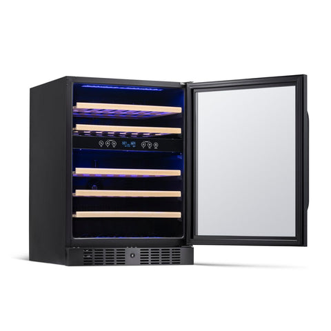 Image of NewAir 24" Built-In 46 Bottles Stainless Steel Wine Cooler (NWC046BS00)