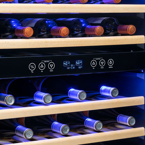 Image of NewAir 24" Built-In 46 Bottles Stainless Steel Wine Cooler (NWC046BS00)