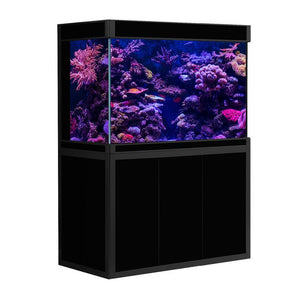Front View of the AquaDream-135-Gallon-All-Black-Aquarium-AD-1260-ABK