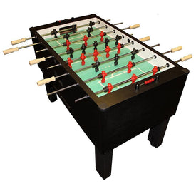 Gold Standard Games Home Pro Foosball Table Charcoal Matrix with Chrome Rods Wood Handles GSG-PROII-CM-CB