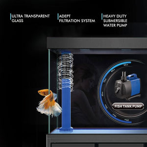 Key Features of the AquaDream-135-Gallon-Red-and-Gold-Aquarium-AD-1260-RD